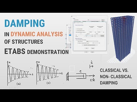 Damping in Dynamic Analysis of Structures - CSI ETABS Demonstration