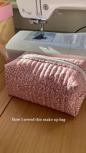 Quilted Makeup Bag Tutorial for Beginners