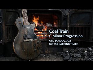 C minor - Coal Train (Old School Jazz Guitar Backing Track)