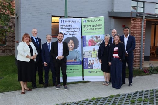 MK College, Santander, Open University and city council join forces for huge skills push in Milton Keynes