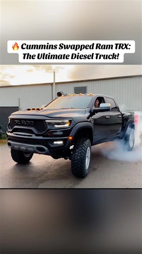 Cummins Swapped Ram TRX: The Ultimate Diesel Truck! #CustomTrucks #DieselPower #RamTRX #TruckLife #CarMods
