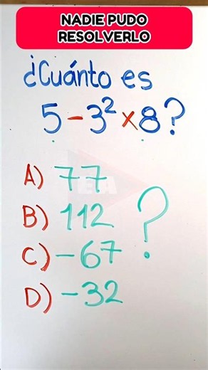 Nobody could solve it ‼️ An exercise that creates a lot of doubt 🤯 #math #mathematics (▶3672)