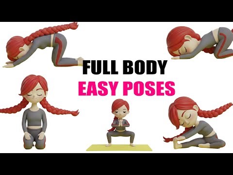 Easy Yoga Poses | 4 Minute Stress Buster Routine