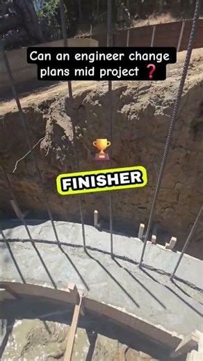 Engineer Change Plans Mid-Project❓ #construction #concrete #concretefinisher #bayarea