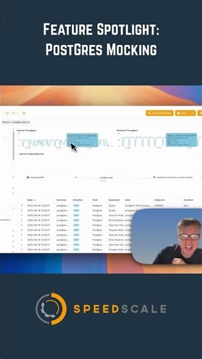 Feature Spotlight: PostGres Mocking #speedscale #postgres #postgresql