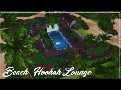 Sulani Beach & Hookah Lounge 💨🌺🌴| Sims 4 | Speed build | Nocc