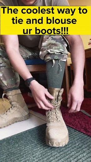 How to Blouse Military Boots Like a Pro