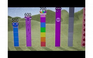 从1数到10,000、1到1,000、1到100(Number blocks)