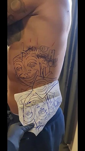 Laugh Now Cry Later Tattoo Design Ideas