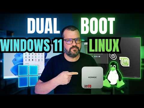 Install Both Windows 11 & Linux Mint on AceMagic M1 Mini PC
