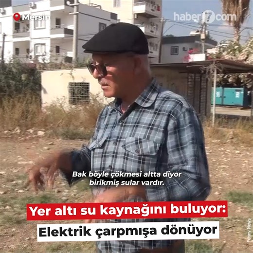 14K reactions · 913 shares | Yer altı su kaynağını buluyor: Elektrik çarpmışa dönüyor! Mersin'in Silifke ilçesinde yaşayan 64 yaşındaki Ali Dayıcık, yaz aylarında artan kuraklık nedeniyle yer altı suyu arayan çiftçilere hisleriyle yardımcı oluyor. Dayıcık, suyun bulunduğu noktaya geldiğinde vücudunda elektrik çarpmasına benzer bir etki oluştuğunu söylüyor. | Haber7 | Facebook