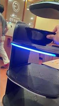 Robot Server Delivers Food to Table at Tech-savvy Restaurant in Tokyo