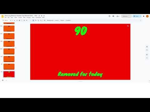 Ultra long Behavior Number Day Planned! (451 numbers)