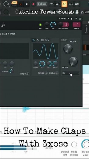 How To Make Claps With 3xosc - Fl Studio