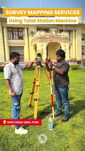 Professional Surveying at Bihar Vidhan Sabha, Patna 📍 #surveying