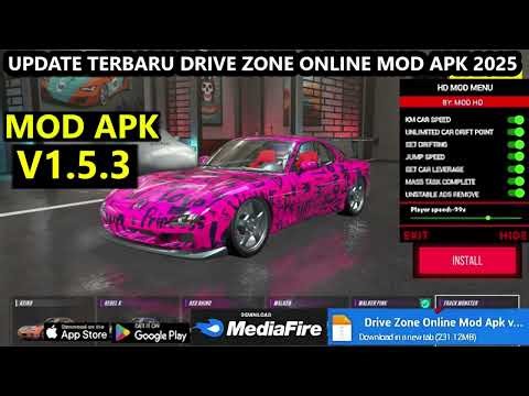 🔥[TUTORIAL!!]🔥🚀 Drive Zone Online Mod APK 1.5.3 - Unlimited Money 😱 Cars Unlocked Terbaru 2025