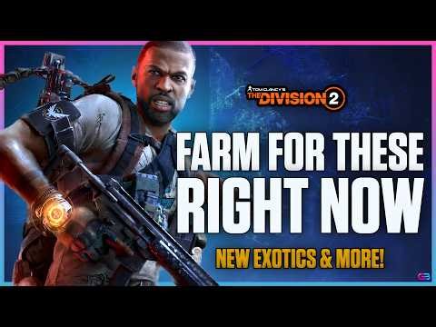 Best Way To Farm The New Exotics, Season Pass XP, & MUCH MORE! The Division 2: LEVEL UP FAST!