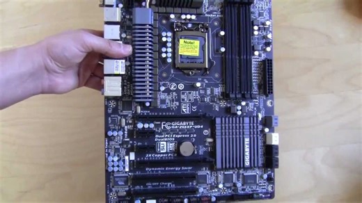 Gigabyte Z68XP-UD4 motherboard unboxing & overview