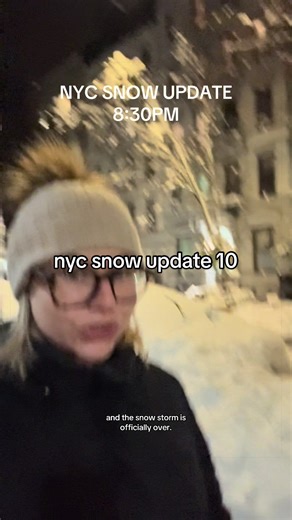 NYC Snow Update: February 23, 8:30 PM