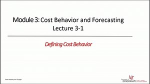 Defining Cost Behavior