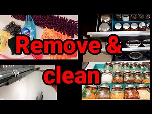 How to remove tandem box drawers|Deep cleaning modular kitchen drawers