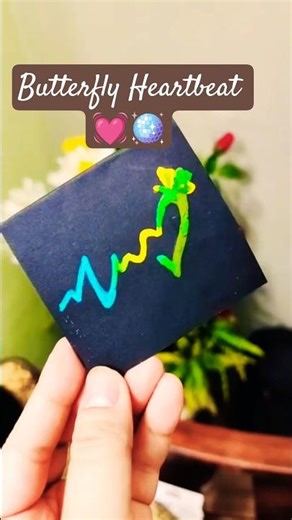 Heartbeat💓||Heartbeat drawing/painting💝🪩|| #shorts #diy #heartbeat #heartbeatlove #attitude #respect