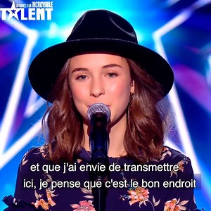 Avec sa performance, Marilou veut transmettre un message important ❤🎤 La France a un incroyable talent, 2ème demi-finale avec Philippe Katerine, mardi à 21:05 sur M6 | La France a un incroyable talent