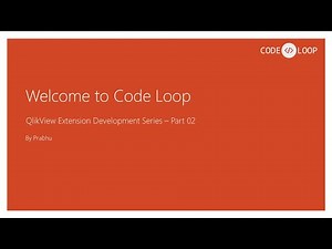 Qlikview Extensions | Part 02 Hello World