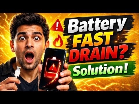 Battery fast Drain|Problem solution #mobile#battry#drain
