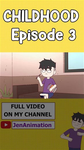 CHILDHOOD EPISODE 3 | JenAnimation | STORYTIME Full vid here: https://www.youtube.com/watch?v=ZK5IVl41wPE | JenAnimation