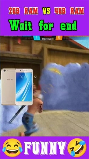 2GB RAM VS 4GB RAM || #freefirefunny #freefireshorts #freefirecomedy