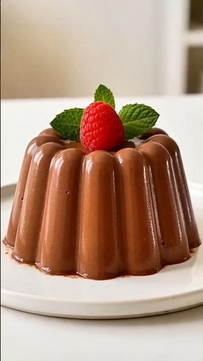 Healthy Chocolate Pudding Cake 🍮 No Bake & Easy Recipe!