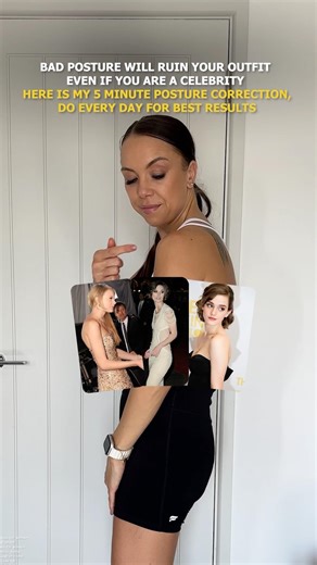 Even celebrities can’t hide bad posture…