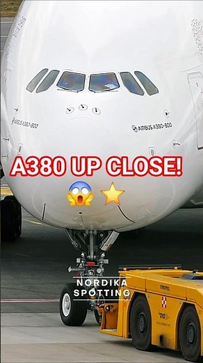 Emirates A380 Pushback in Stunning Close-Up! ✈️ Every Detail Revealed
