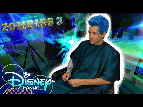 Becoming A-lan | Matt Cornett Hair & Makeup Timelapse | ZOMBIES 3 | BTS | ‪@disneychannelmusic‬