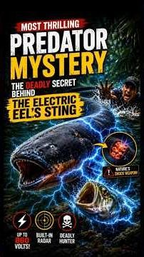 🔥 Electric Eel: The Fish That Can Generate 860 Volts of Electricity! ⚡ Shocking Animal Facts