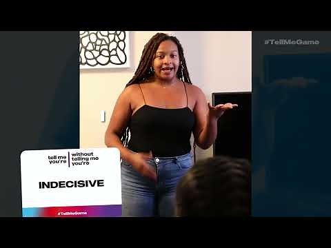 Tell Me Without Telling Me. A Hilarious Party Game for Adults Ages 18 and up.