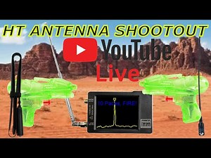 HT Antenna Shootout - Six antennas and one winner - TinySA 8/30/2024 @ 9pm (01:00z) #ham #amateur