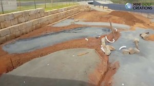 Mini Golf Construction - City Golf Club Toowoomba Australia