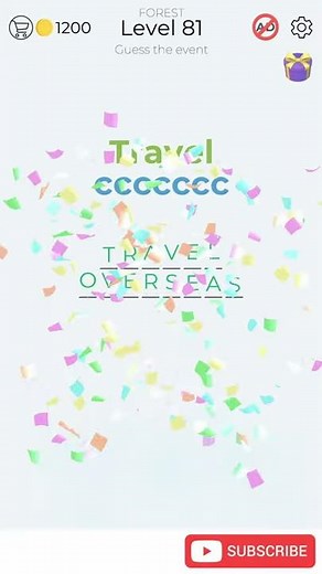 Dingbats Level 81 Travel ccccccc Walkthrough