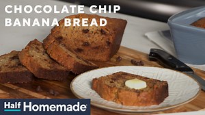 24K views · 103 reactions | No mixer? No problem!  Trust us, you've landed on another winning recipe with David Venable QVC's easy, yet flavorful Chocolate Chip Banana Bread!  P.S. Keep your eyes peeled for David's pro baker tips and find the full recipe, here: https://qvc.co/halfhomemade325 | QVC | Facebook