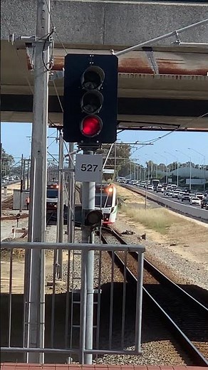 Transperth train set to get to the work @ B-series sets 056+103 on Yanchep Line Up