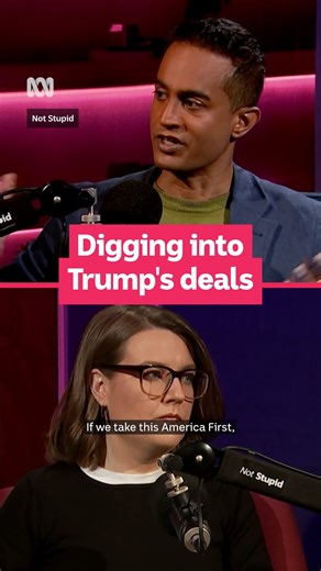 3.3K views · 17 reactions | What's below the surface? ⛏ As Donald Trump and China's Xi Jinping meet for the first time since 2019, Jeremy Fernandez and guest host Dr Emma Shortis discuss the meeting and what it means for the future of the relationship between the two superpowers, and for everyone else. Not Stupid – Hear it now on ABC listen. | ABC listen | Facebook