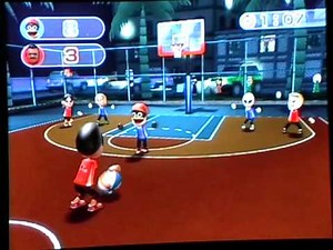 Wii Sports Resort Basketball - The Champions