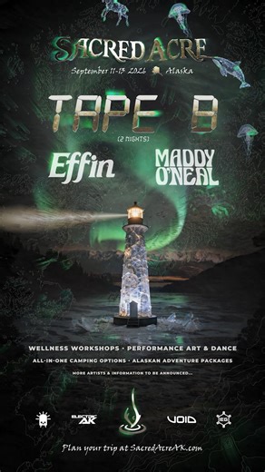 2.8K views · 60 reactions | ALASKA ‍❄️ Ya girl is making her return to Sacred Acre ! So excited to return to the Last Frontier this September to one of the coolest, most intimate destination festivals I’ve ever been a part of.  Ninilchik, Alaska  Sept 11–13 This is your official SAVE THE DATE | Maddy O'Neal | Facebook