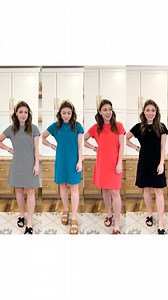 14K views · 7 comments | A moment for these $10 TSHIRT DRESSES!!! So good I got every color! These are perfect paired with a denim jacket, cardigan, throw a belt around the waist, or even dress up for work! ✨like + comment “DRESS” & I’ll message you the  #walmartfashion #tshirtdress #springdress #everydayoutfit #ootd #whattowear #officestyle #vacation #motivation #happy | Because Katie Keever Shared | Facebook