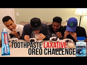 TOOTHPASTE LAXATIVE Oreo Challenge [PRANK!!!]