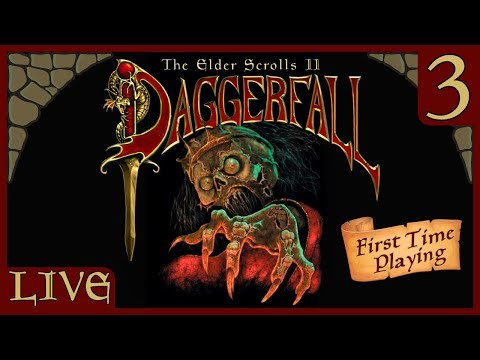 🔴 1st Time Playing The Elder Scrolls 2: Daggerfall - Part 3 - Guilds & Artifacts | TES Marathon