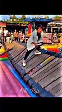 Other Swinging Bridge Vs Last Guy || #trolledit #viral #trollface