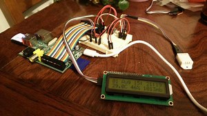 Adding A Pressure Sensor And LCD To A Raspberry Pi Weather Station #piday #raspberrypi @Raspberry_Pi